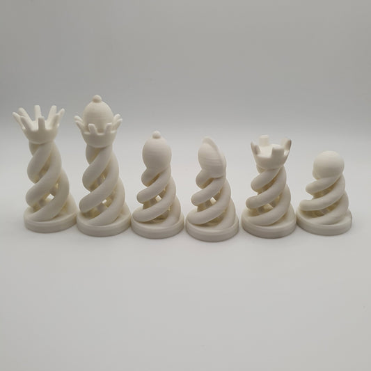 Spiral Chess Pieces