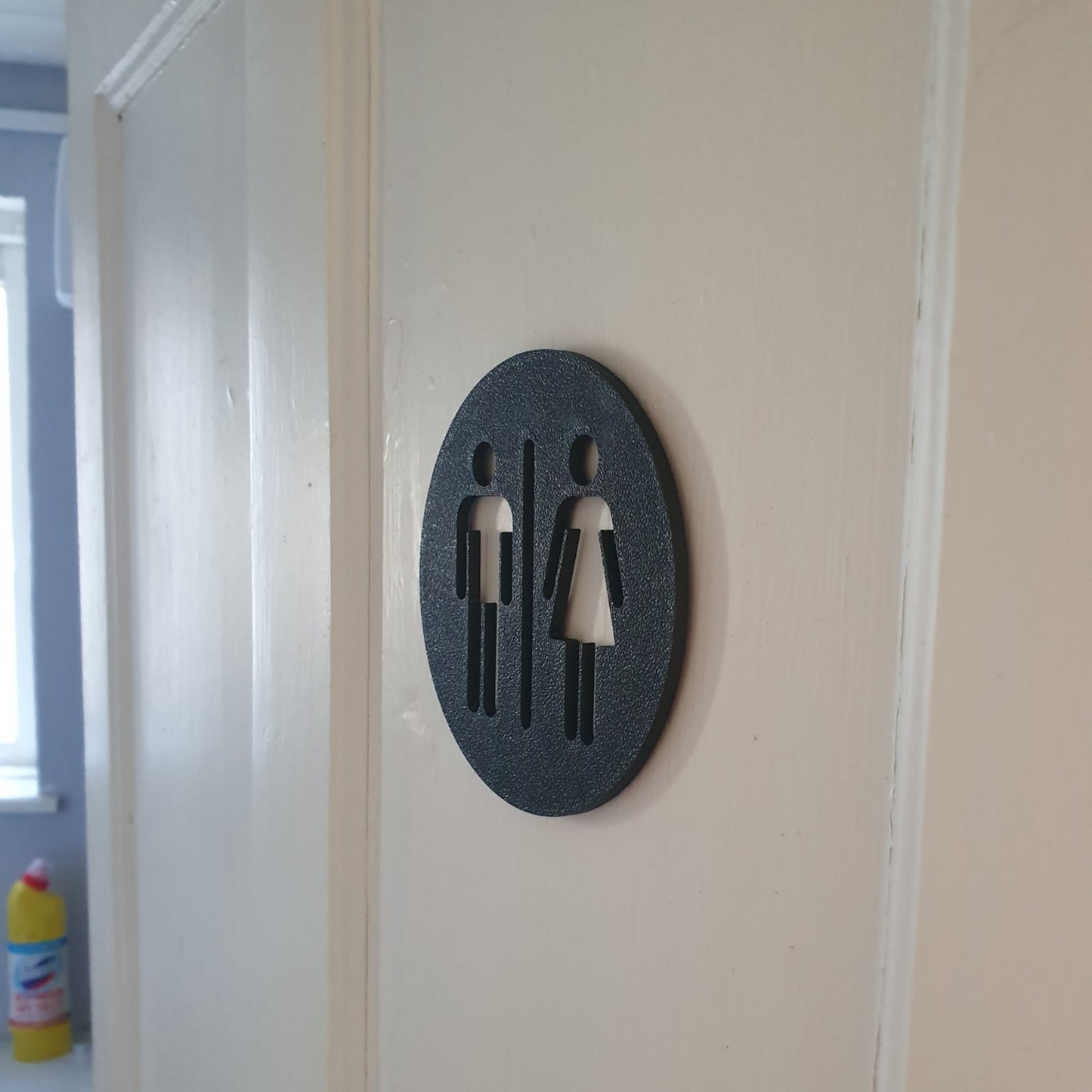 Simple Bathroom Sign