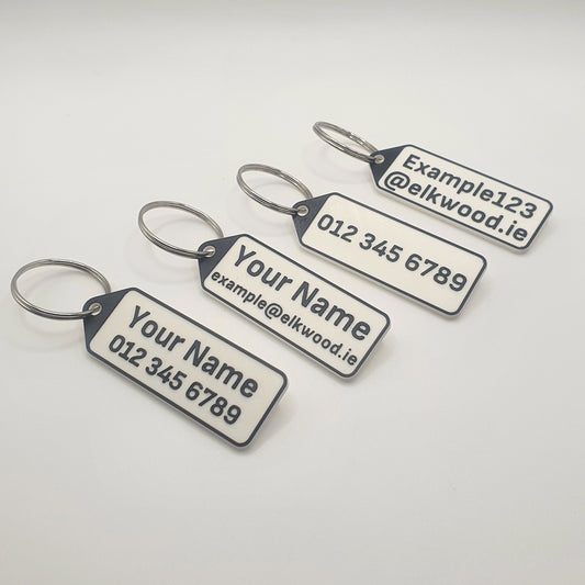 Custom Keychain Name Tags