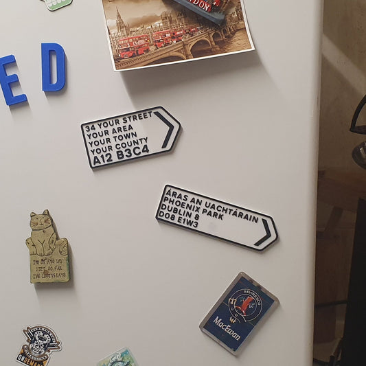 Custom Eircode - Road Sign Magnet