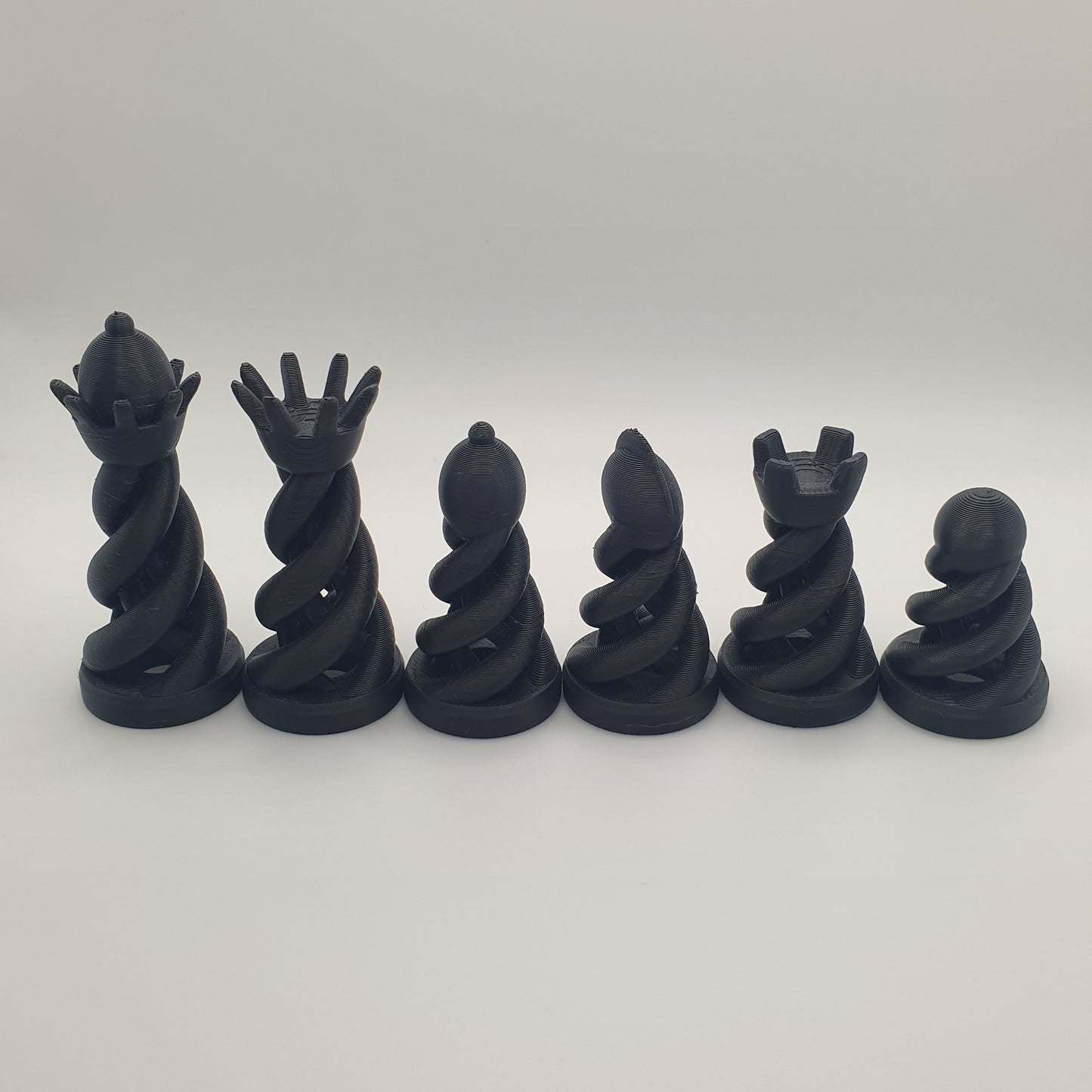 Spiral Chess Pieces