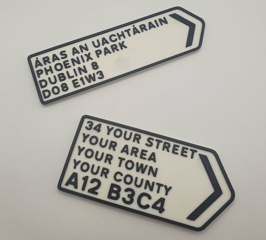 Custom Eircode - Road Sign Magnet