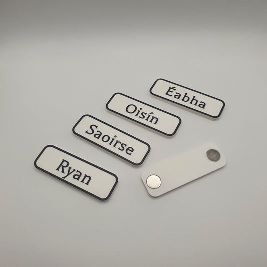 5-Pack Custom Magnetic Name Tags