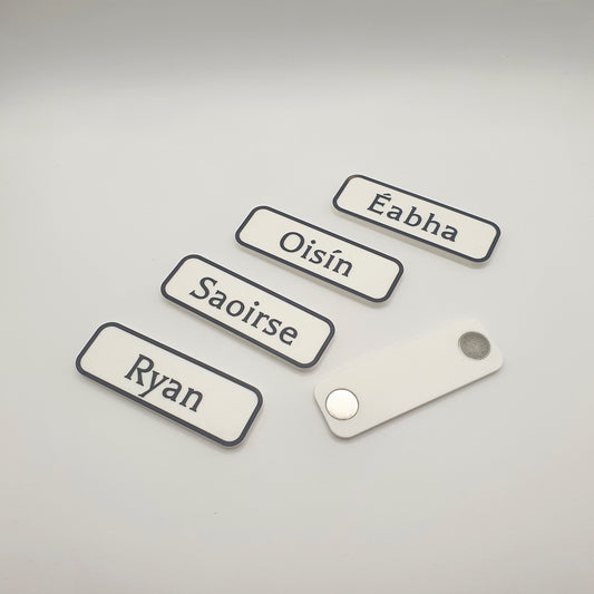 Custom Magnetic Name Tags